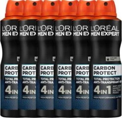 L’Oréal Paris Men Expert Carbon Protect 4in1 Deodorant Spray - Voordeelverpakking 6 X 150 Ml -Verzorgingsproducten Verkoop 1200x1160 16