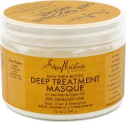 Shea Moisture Raw Shea - Butter Deep Treatment Haarmasker - 355 Ml -Verzorgingsproducten Verkoop 1200x1161 8
