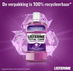LISTERINE Total Care Tandbescherming, Mondspoeling, Biedt Complete Bescherming Voor Sterke Tanden Met 6 In 1 Effect, 3 X 500 Ml -Verzorgingsproducten Verkoop 1200x1169 3