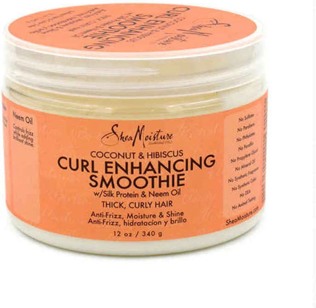 Shea Moisture Coconut & Hibiscus - Curl Enhancing Smoothie Haarcrème - 340 G 7 Shea Moisture Coconut & Hibiscus - Curl Enhancing Smoothie Haarcrème - 340 G - Afbeelding 5