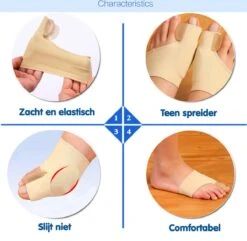 Merkloos Hallux Valgus Teenbeschermers - 2 Stuks - Teenspreiders 9 Merkloos Hallux Valgus Teenbeschermers - 2 Stuks - Teenspreiders -Verzorgingsproducten Verkoop 1200x1170