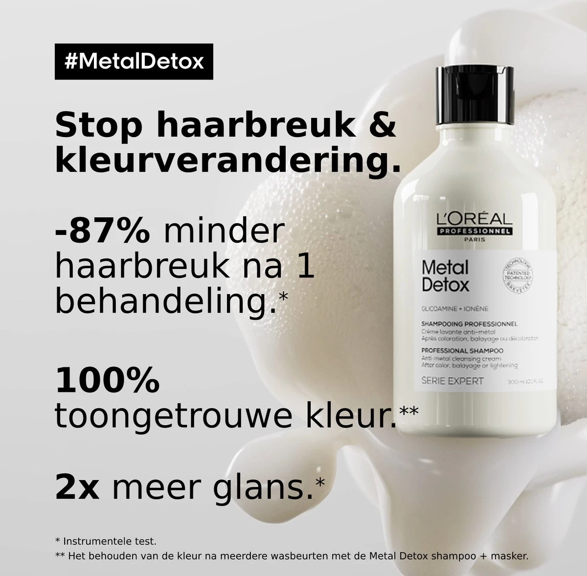 L’Oréal Professionnel Metal Detox Shampoo - Vermindert Haarbreuk Met 87%* – Serie Expert – 300ml 5 L’Oréal Professionnel Metal Detox Shampoo - Vermindert Haarbreuk Met 87%* – Serie Expert – 300ml - Afbeelding 3