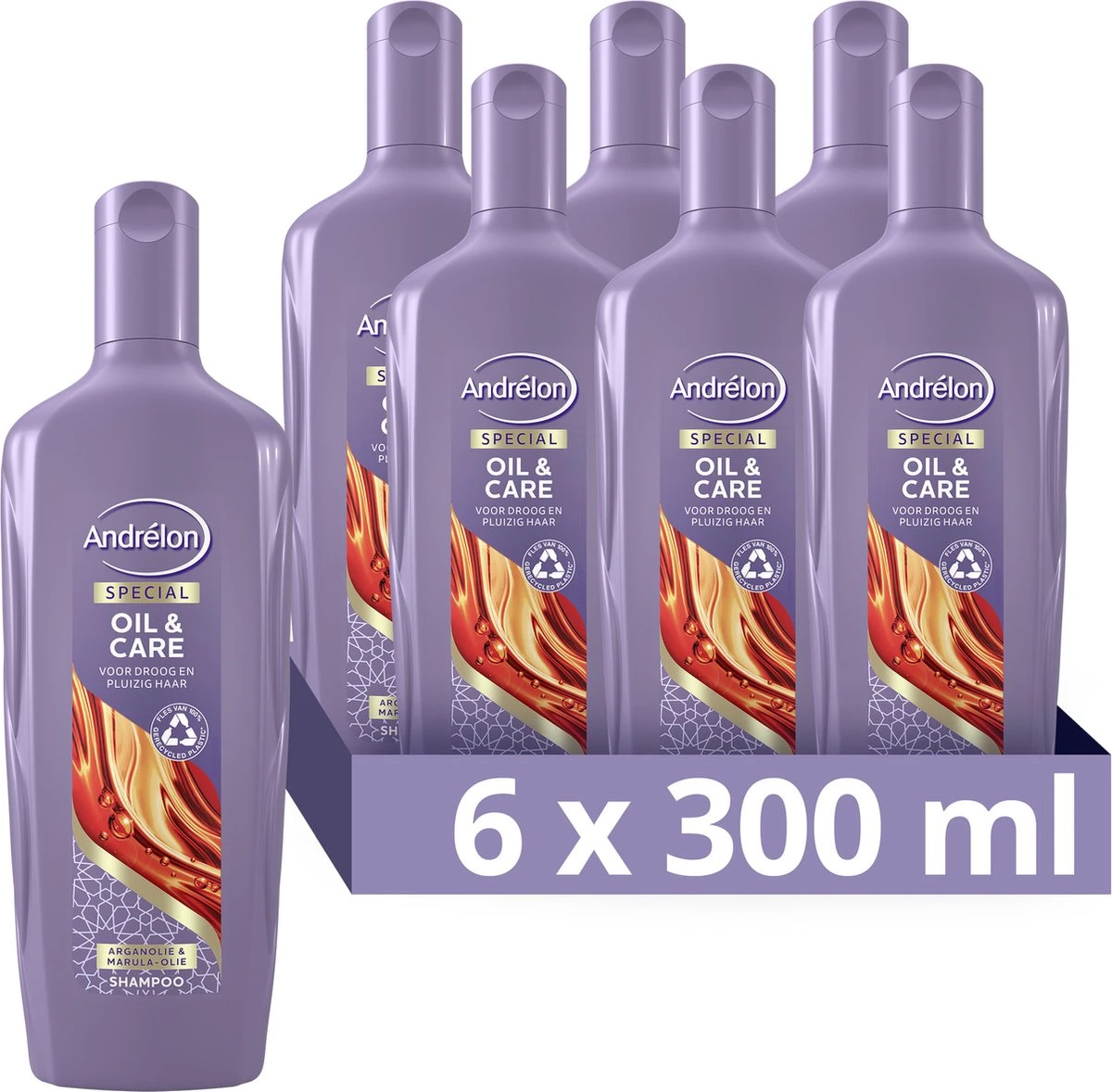 Andrélon Special Oil & Care Shampoo - 6 X 300 Ml - Voordeelverpakking 3 Andrélon Special Oil & Care Shampoo - 6 X 300 Ml - Voordeelverpakking