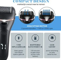 Elektrische Eeltverwijderaar INCL. Mani En Pedicure Set - Voetvijl - Eeltvijl - Eelt Verwijderaar -Oplaadbaar -Verzorgingsproducten Verkoop 1200x1178 2