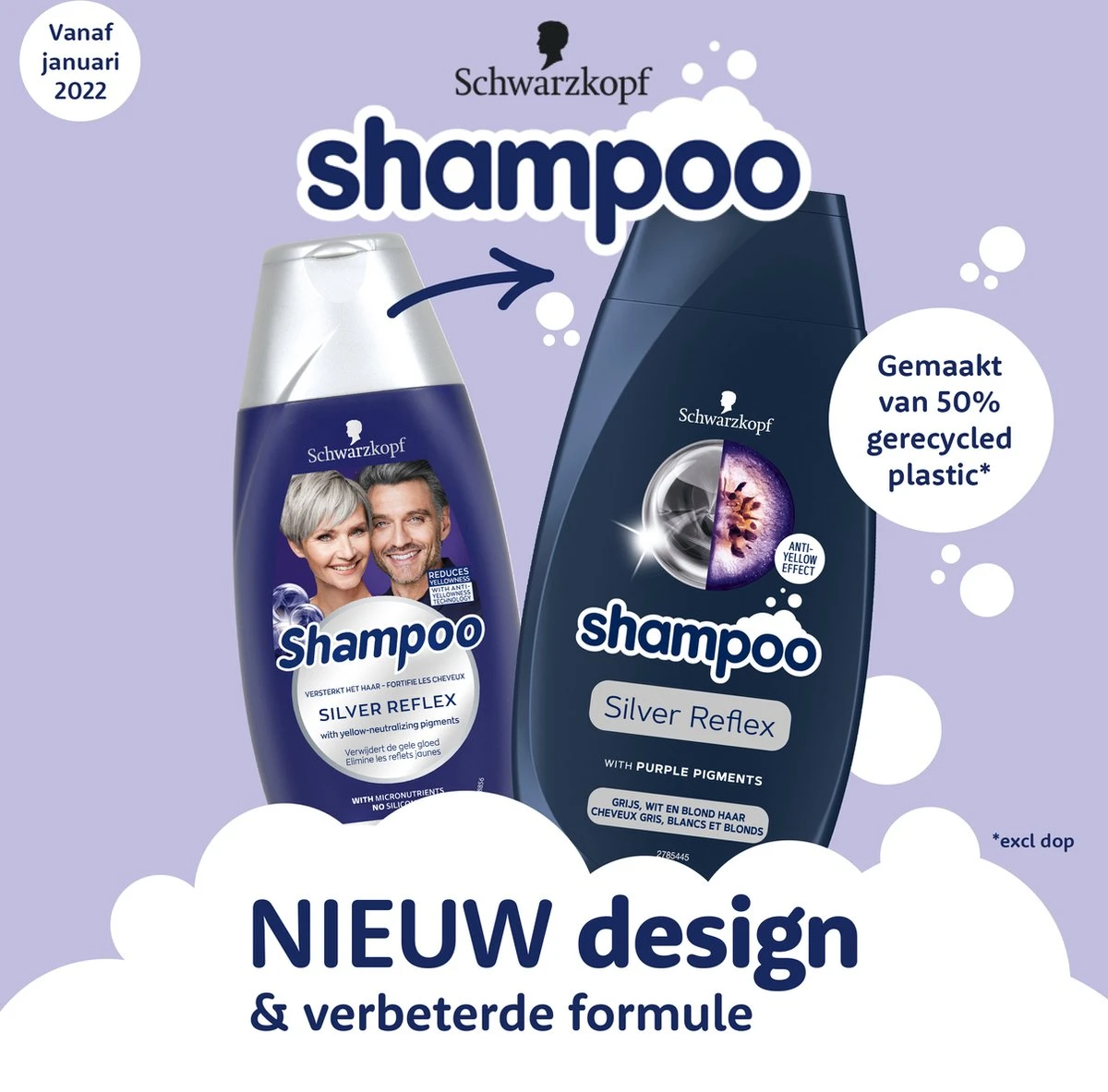 Schwarzkopf Reflex Silver Shampoo 5x 250ml - Voordeelverpakking 4 Schwarzkopf Reflex Silver Shampoo 5x 250ml - Voordeelverpakking - Afbeelding 2