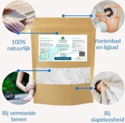 Ré-genesis Magnesium Badkristallen Vlokken – Magnesium Badzout – Voetenbad - 2 Kg - In Eco Kraft Stazak -Verzorgingsproducten Verkoop 1200x1186 10