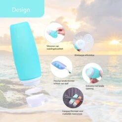 STARMAN Reisflesjes Set - Siliconen - Reisflacons - Handbagage - 100ml - 4 Stuks 11 STARMAN Reisflesjes Set - Siliconen - Reisflacons - Handbagage - 100ml - 4 Stuks -Verzorgingsproducten Verkoop 1200x1195 14