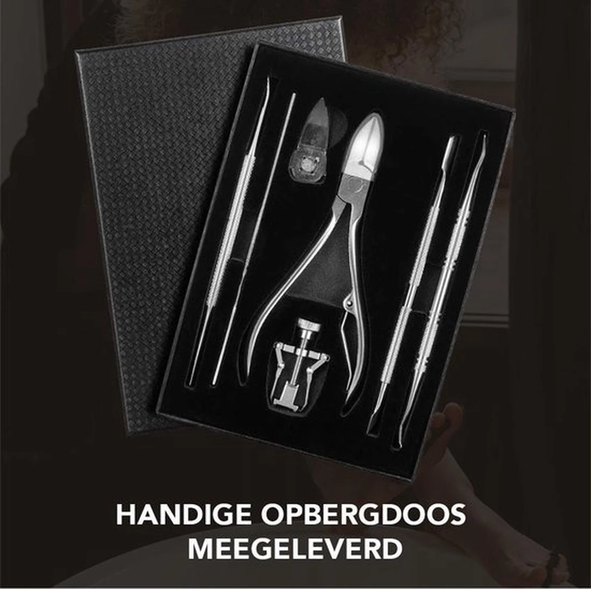 Merkloos Pedicure Set 7-Delig - Nagelverzorging - Starterset - Ingegroeide Teennagel - Nagelknipper 7 Merkloos Pedicure Set 7-Delig - Nagelverzorging - Starterset - Ingegroeide Teennagel - Nagelknipper - Afbeelding 5