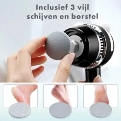 TTC - Elektrische Eeltverwijderaar - Stofzuigfunctie - 3 Snelheden - Inclusief 3 Vijlschijven & Borstel USB-Oplaadbaar -- Voetverzorging - Voetvijl Elektrisch - Pedicureset Elektrisch Voeten -Moederdag 14 TTC - Elektrische Eeltverwijderaar - Stofzuigfunctie - 3 Snelheden - Inclusief 3 Vijlschijven & Borstel USB-Oplaadbaar -- Voetverzorging - Voetvijl Elektrisch - Pedicureset Elektrisch Voeten -Moederdag -Verzorgingsproducten Verkoop 1200x1198 3