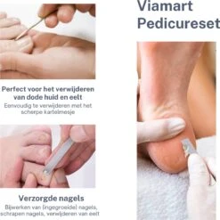 Viamart - Teen En Nagel Pedicure - Mes - Nagels Bijwerken - Voeten Schraper - (3 Stuks) -Verzorgingsproducten Verkoop 1200x1198 5