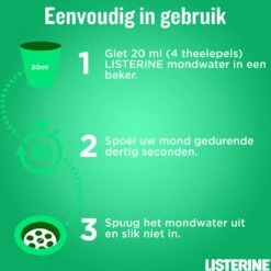 LISTERINE Clean & Fresh, Mondwater Met Essentiële Oliën En Fluoride, Zonder Alcohol, Bereikt De Plaatsen Die De Tandenborstel Mist – Zelfs Tussen De Beugel, 3 X 500 Ml -Verzorgingsproducten Verkoop 1200x1199 10