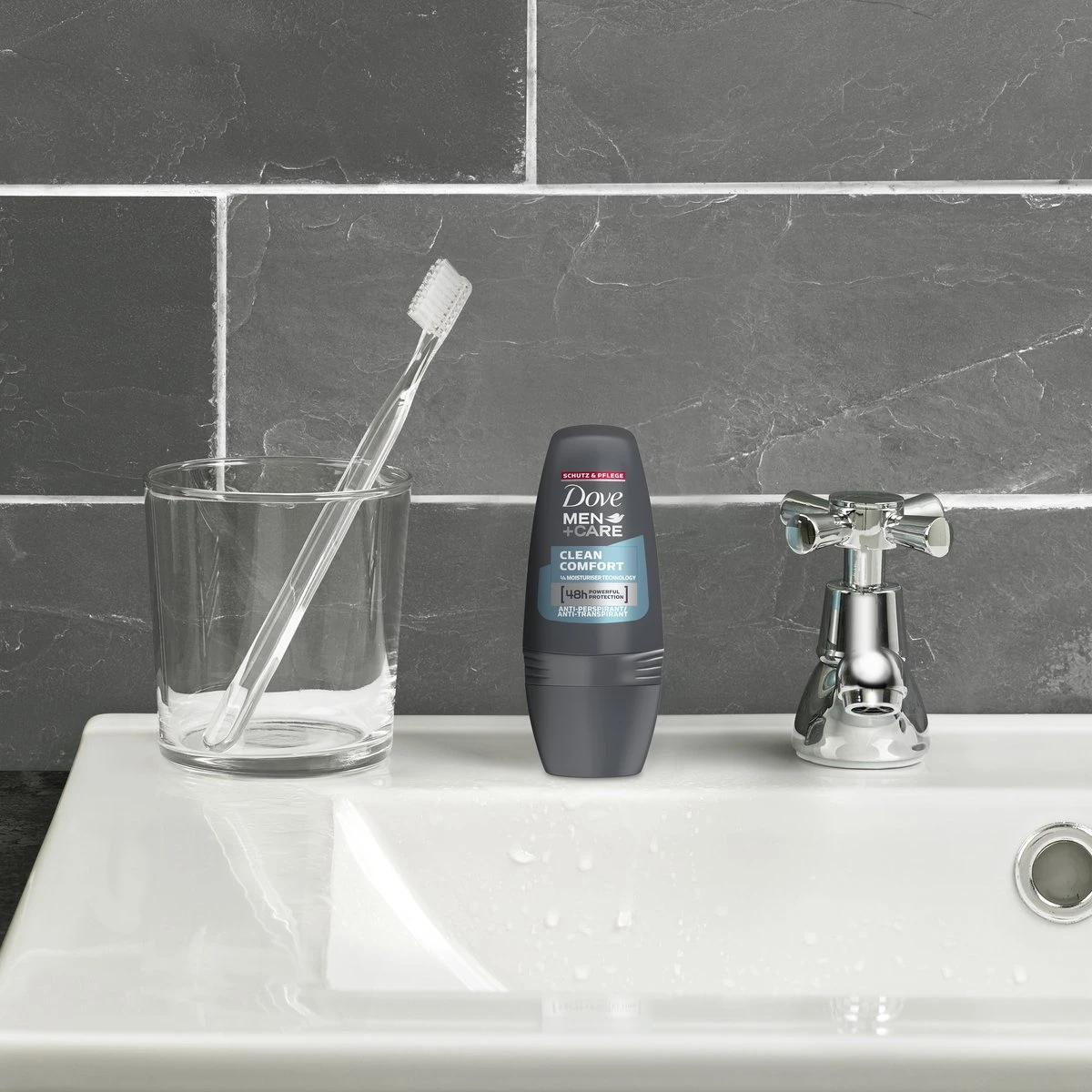 Dove Men+Care Clean Comfort Deodorant Roller - 6 X 50 Ml - Voordeelverpakking 5 Dove Men+Care Clean Comfort Deodorant Roller - 6 X 50 Ml - Voordeelverpakking - Afbeelding 3