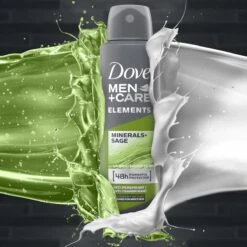 Dove Men+Care Elements Minerals & Sage Anti-Transpirant Deodorant Spray - 6 X 150 Ml - Voordeelverpakking -Verzorgingsproducten Verkoop 1200x1200 1195