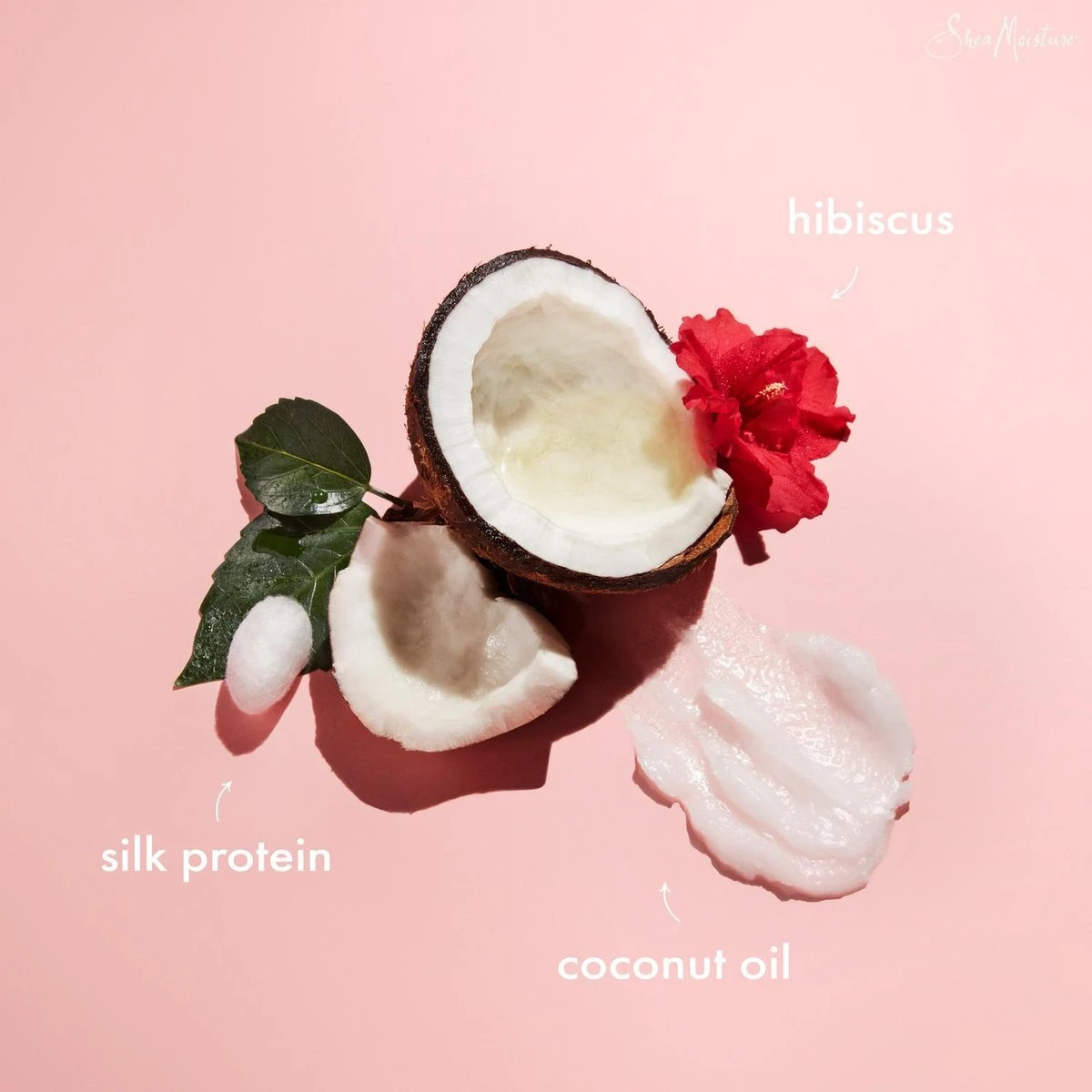 Shea Moisture Coconut & Hibiscus - Conditioner Curl & Shine - 384 Ml 6 Shea Moisture Coconut & Hibiscus - Conditioner Curl & Shine - 384 Ml - Afbeelding 4