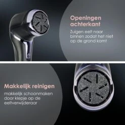 Beeperfect® Elektrische Eeltverwijderaar Met Stofzuigsysteem - Voetvijl - Eeltvijl - IPX7 Waterdicht - Gratis Pedicure Set - Zwart -Verzorgingsproducten Verkoop 1200x1200 129