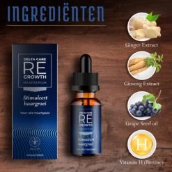 Regrowth | Haarserum - Alternatief Minoxidil 5% - Haargroei Serum - Haargroei Versneller - Haargroei Producten -Verzorgingsproducten Verkoop 1200x1200 1366