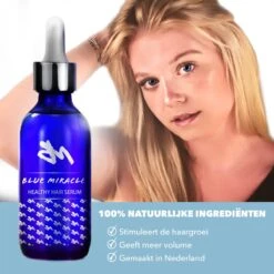 Blue Miracle Haarserum – Serum – Haargroei Serum – Haaruitval - 100% Vegan – 100 ML 9 Blue Miracle Haarserum – Serum – Haargroei Serum – Haaruitval - 100% Vegan – 100 ML -Verzorgingsproducten Verkoop 1200x1200 1389