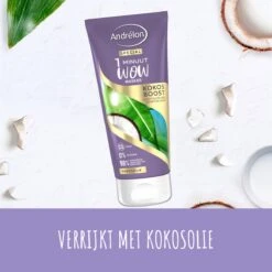 Andrélon Kokos Boost Haarmasker - 1 Minuut WOW Masker - 6 X 180 Ml – Voordeelverpakking 21 Andrélon Kokos Boost Haarmasker - 1 Minuut WOW Masker - 6 X 180 Ml – Voordeelverpakking -Verzorgingsproducten Verkoop 1200x1200 1406
