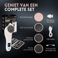 Beeperfect® Elektrische Eeltverwijderaar Met Stofzuigsysteem - Voetvijl - Eeltvijl - IPX7 Waterdicht - Gratis Pedicure Set -Verzorgingsproducten Verkoop 1200x1200 141