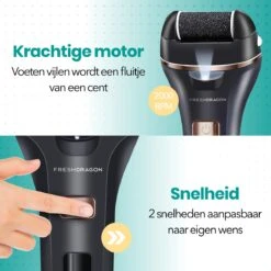 FreshDragon Elektrische Eelt Verwijderaar - Voetvijl - Inclusief 3 Rollers - Oplaadbaar 14 FreshDragon Elektrische Eelt Verwijderaar - Voetvijl - Inclusief 3 Rollers - Oplaadbaar -Verzorgingsproducten Verkoop 1200x1200 150