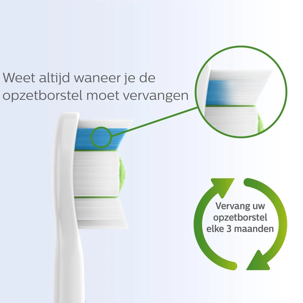 Philips Sonicare W2 Optimal White HX6064/10 - Opzetborstels - 4 Stuks 6 Philips Sonicare W2 Optimal White HX6064/10 - Opzetborstels - 4 Stuks - Afbeelding 4