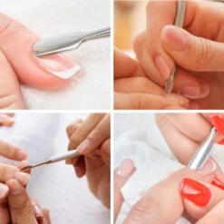 3 Delige Nagelriem Knipper Set - Cuticle Pusher Duwer Verwijderaar Trimmer Mesje - Bokkenpootje Nagels -Verzorgingsproducten Verkoop 1200x1200 16