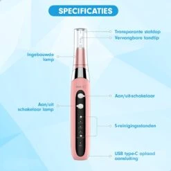 DEN-T® PRO U500 - Elektrische Sonische Tandsteen Verwijderaar - Roze 23 DEN-T® PRO U500 - Elektrische Sonische Tandsteen Verwijderaar - Roze -Verzorgingsproducten Verkoop 1200x1200 1609