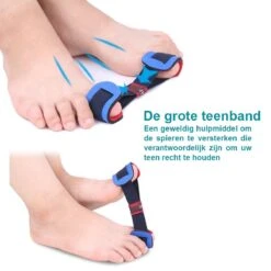 {Feetz} Hallux Valgus Bunion Protector & Corrector - SET VAN 8 STUKS – Voetverzorging & Teenspreider Teenspalk – Voorvoetzolen Siliconen Set Ter Correctie Van Tenenstand. Inclusief Teenband & Massagebal Voor Spierversterkende Oefeningen -Verzorgingsproducten Verkoop 1200x1200 196