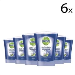 Dettol - Handzeep - No Touch Navulling - Blauwe Lotus - 250ml X6