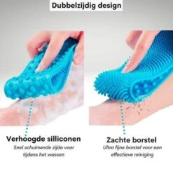 Merkloos Rug Scrubber - Doucheborstel - Lange Lichaamsborstel - Dubbelzijdig Design - 70CM - Rugborstel - Krabber - Douche - Bad - Badborstel - Rug Krabber Siliconen - Massage Borstel - Bath Towel - Back Scrubber - -Verzorgingsproducten Verkoop 1200x1200 368