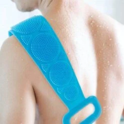 Merkloos Rug Scrubber - Doucheborstel - Lange Lichaamsborstel - Dubbelzijdig Design - 70CM - Rugborstel - Krabber - Douche - Bad - Badborstel - Rug Krabber Siliconen - Massage Borstel - Bath Towel - Back Scrubber - -Verzorgingsproducten Verkoop 1200x1200 370