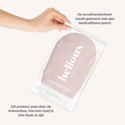 Helioux® Exfoliating Glove - Scrub Handschoen Washand - Voor Lichaam & Gezicht - Verwijderen Van Dode Huidcellen Of Zelfbruiner - Roze - Pink -Verzorgingsproducten Verkoop 1200x1200 397