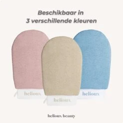 Helioux® Exfoliating Glove - Scrub Handschoen Washand - Voor Lichaam & Gezicht - Verwijderen Van Dode Huidcellen Of Zelfbruiner - Roze - Pink -Verzorgingsproducten Verkoop 1200x1200 400