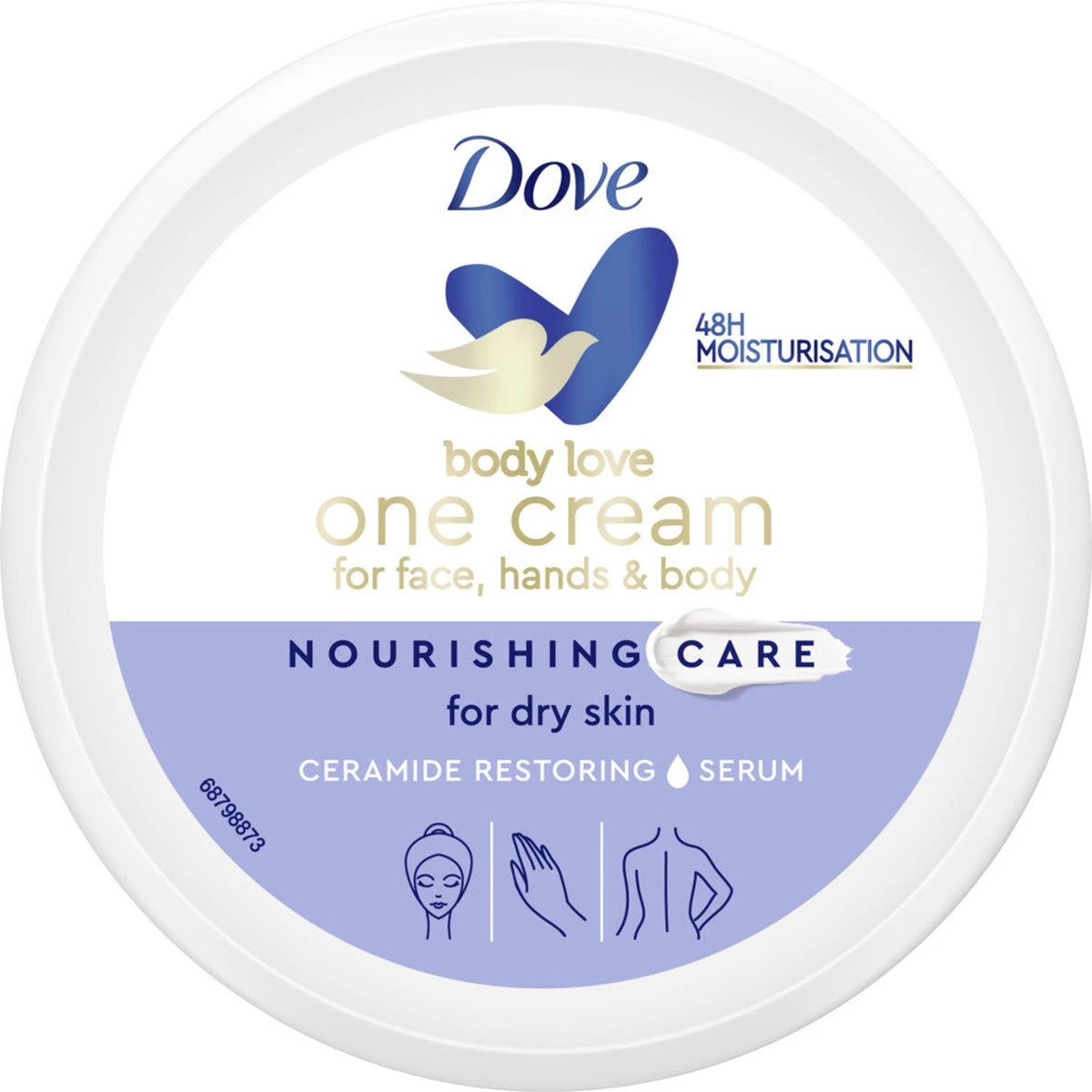 Dove Body Cream One Cream Rich - 250 Ml 3 Dove Body Cream One Cream Rich - 250 Ml