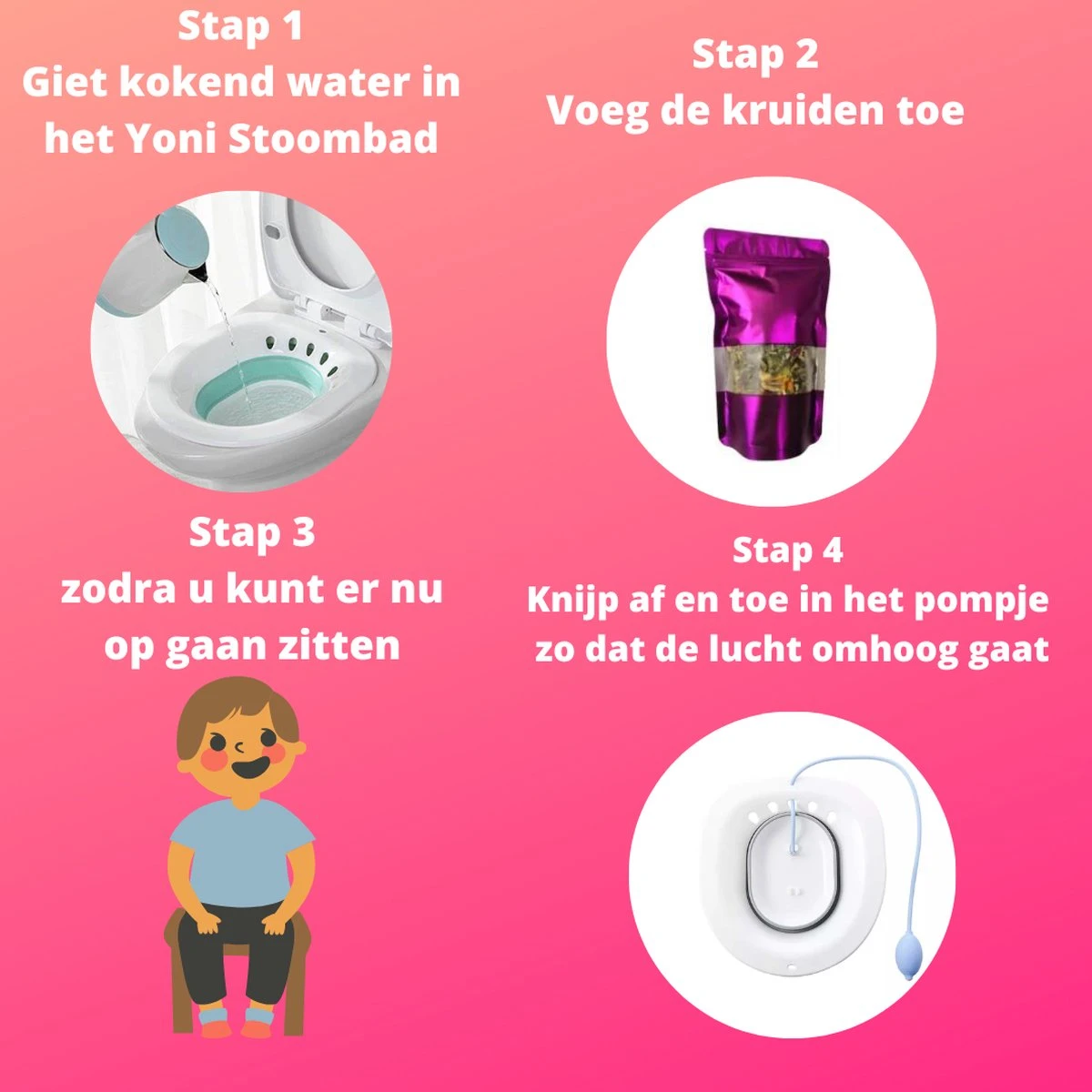 Vaginale Stoombad- Inclusief Natuurlijke Kruiden - (BPA Vrij) Vaginale Gezondheid - Helpt Tegen Geur En Schimmelinfecties - Vagina Verzorging / Reiniging 8 Vaginale Stoombad- Inclusief Natuurlijke Kruiden - (BPA Vrij) Vaginale Gezondheid - Helpt Tegen Geur En Schimmelinfecties - Vagina Verzorging / Reiniging - Afbeelding 6