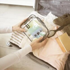 TRVLMORE Reisflesjes Met Etui - Navulbaar - Transparant - 6 Stuks -Verzorgingsproducten Verkoop 1200x1200 726