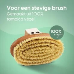 100% Vegan Lichaamsborstel - 0% Plastic - Dry Brushing Badborstel/Droogborstel/Doucheborstel/Huidborstel - Beukenhout -Verzorgingsproducten Verkoop 1200x1200 742