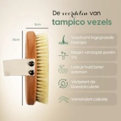 100% Vegan Lichaamsborstel - 0% Plastic - Dry Brushing Badborstel/Droogborstel/Doucheborstel/Huidborstel - Beukenhout -Verzorgingsproducten Verkoop 1200x1200 743