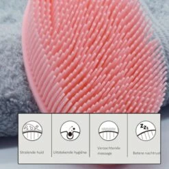 Blubs® – Handborstel – Babyborstel – Badborstel – Doucheborstel – Massage – Siliconen – Wasborstel – Dry Brush – Lichaamsborstel – Scrubborstel – Huidborstel – Roze -Verzorgingsproducten Verkoop 1200x1200 788