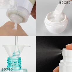 Boxed Reisflesjes Met Etui - Reisset - Verschillende Maten - Siliconen Navulbare Reisflacons - Reis Toilettas - Vliegtuig Handbagage -Verzorgingsproducten Verkoop 1200x1200 849