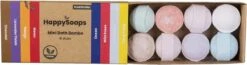 HappySoaps Mini Bath Bombs - Herbal Sweets - 8 Bruisballen In Verschillende Kruidig Zoete Geuren - 100% Plasticvrij, Vegan & Natuurlijk -Verzorgingsproducten Verkoop 1200x318 1