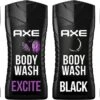 Axe Africa + Black + Dark Temptation + Excite 3-in-1 Douchegels - 4 X 250 Ml - Voordeelverpakking