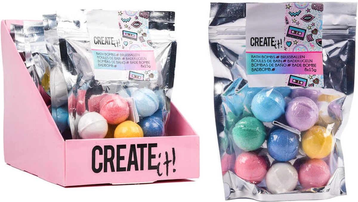 Create It Bruisballen - 8 Stuks 3 Create It Bruisballen - 8 Stuks