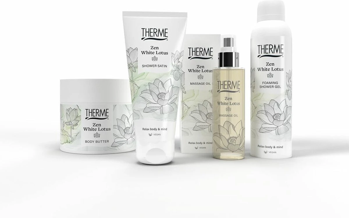 Therme Body Butter Zen White Lotus 225 Gr 6 Therme Body Butter Zen White Lotus 225 Gr - Afbeelding 4