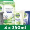Dettol - Automatische Zeepdispenser No Touch & 3x250ml Handzeep No Touch Navulling - Aloe Vera, Sheabutter En Blue Lotus -Verzorgingsproducten Verkoop 1200x774 1