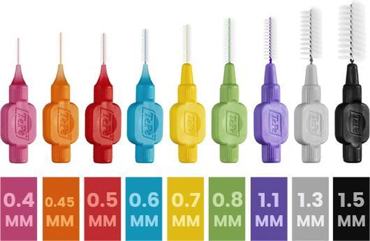TePe Origineel Geel - 0,7mm - 8 Stuks - Rager 5 TePe Origineel Geel - 0,7mm - 8 Stuks - Rager - Afbeelding 4