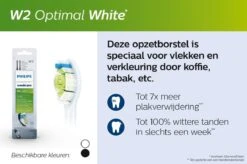 Philips Sonicare W2 Optimal White HX6064/10 - Opzetborstels - 4 Stuks 28 Philips Sonicare W2 Optimal White HX6064/10 - Opzetborstels - 4 Stuks -Verzorgingsproducten Verkoop 1200x799 10