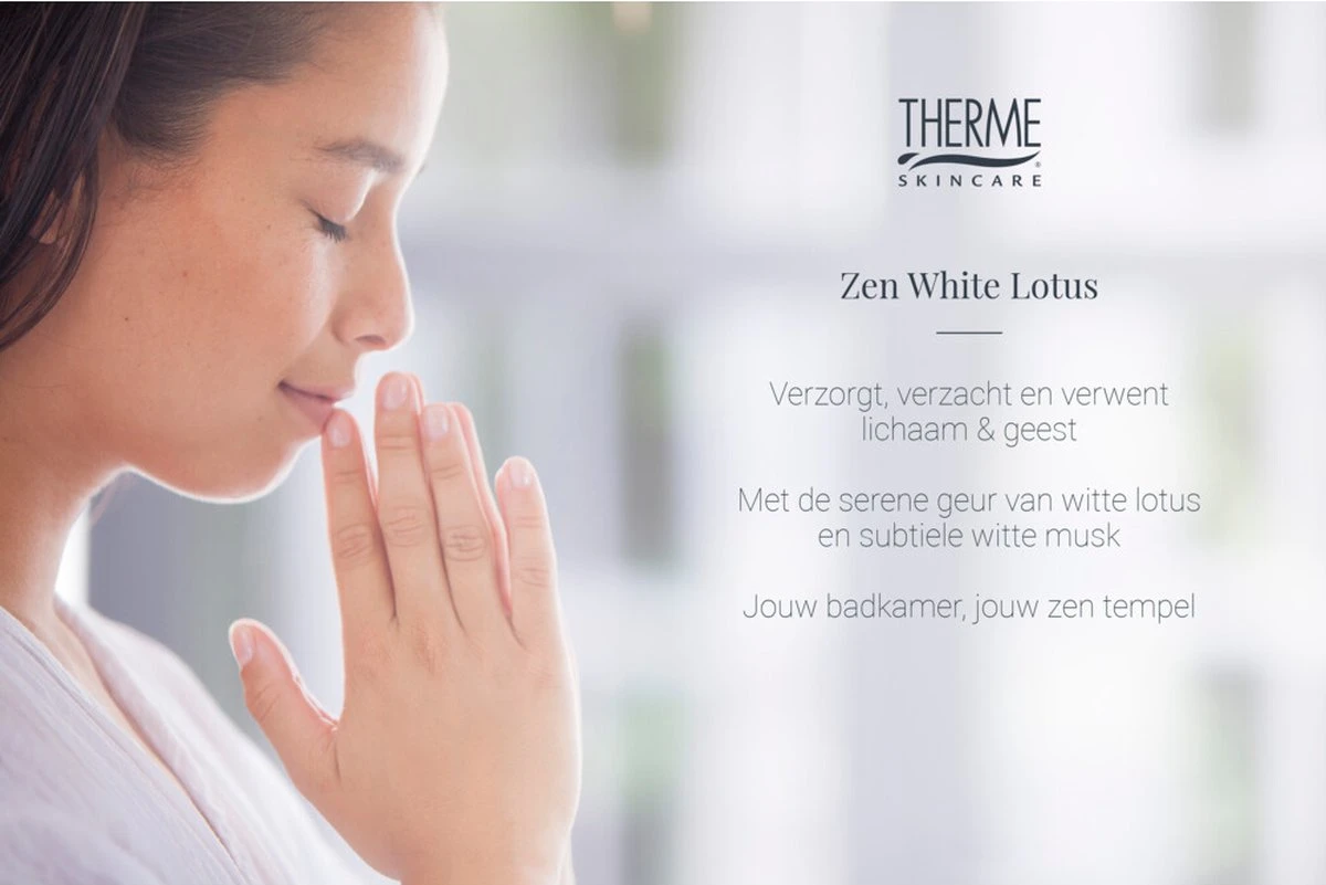 Therme Body Butter Zen White Lotus 225 Gr 7 Therme Body Butter Zen White Lotus 225 Gr - Afbeelding 5