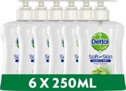 Dettol - Handzeep - Antibacterieel - Verzachtend - Aloë Vera - 6 X 250 Ml 24 Dettol - Handzeep - Antibacterieel - Verzachtend - Aloë Vera - 6 X 250 Ml -Verzorgingsproducten Verkoop 1200x870