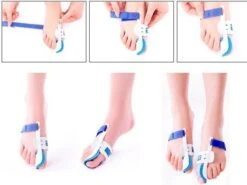 Hallux Valgus Statische Nachtspalk - Rechts + Links - Foot Pijnbestrijding - Teen Separator - Duim Corrector - Blauw / Wit -Verzorgingsproducten Verkoop 1200x899 5